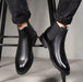 Mens Casual Synthetic Boots