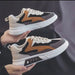 Casual Shoes for Men (White & Tan, 9)
